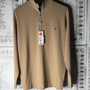 Gen Teal Half Zip Mens Sweater